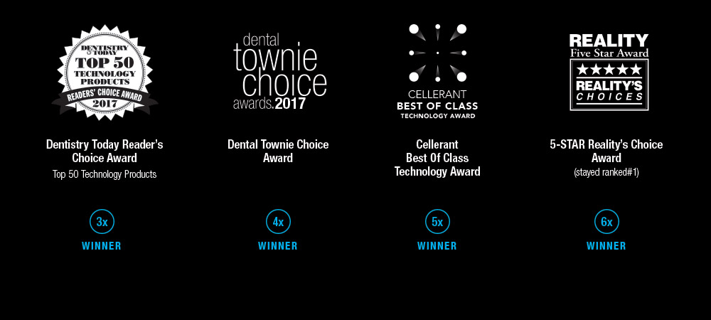 VALO has won awards from Dentistry Today, Dental Townie Choice Awards, Pride Institute and Reality Choice